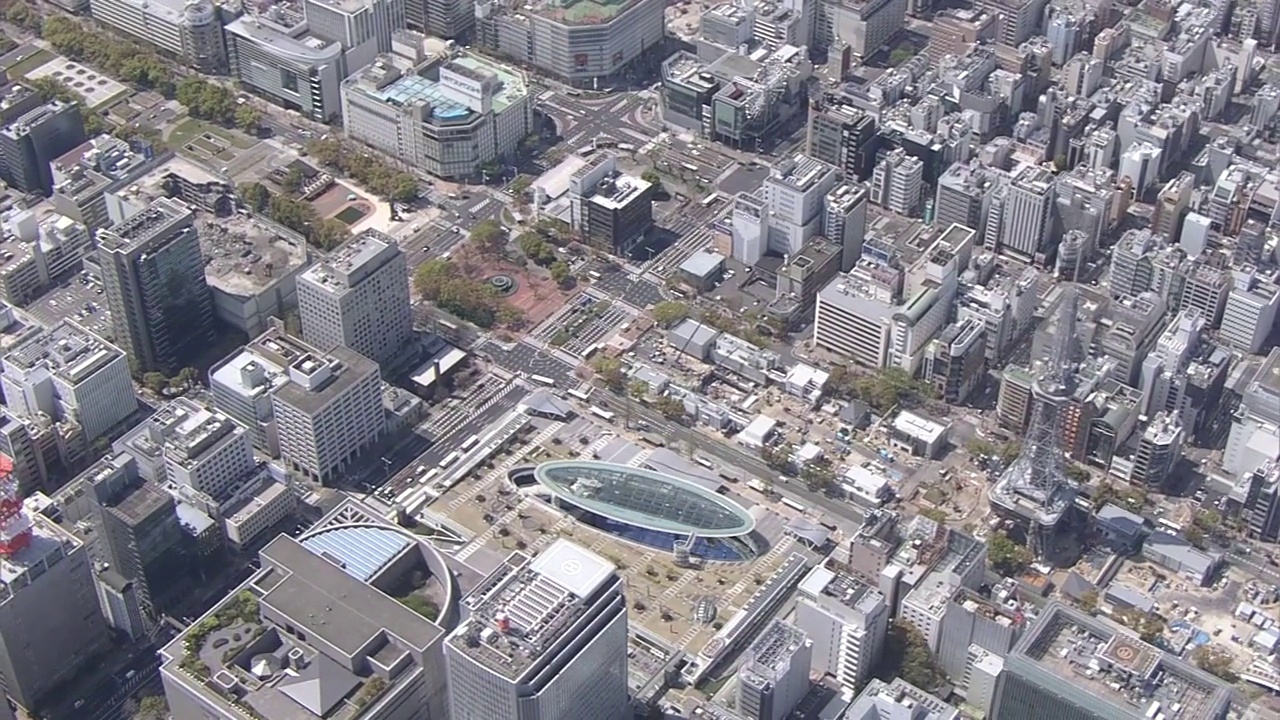 在名古屋，爱知县，日本视频素材