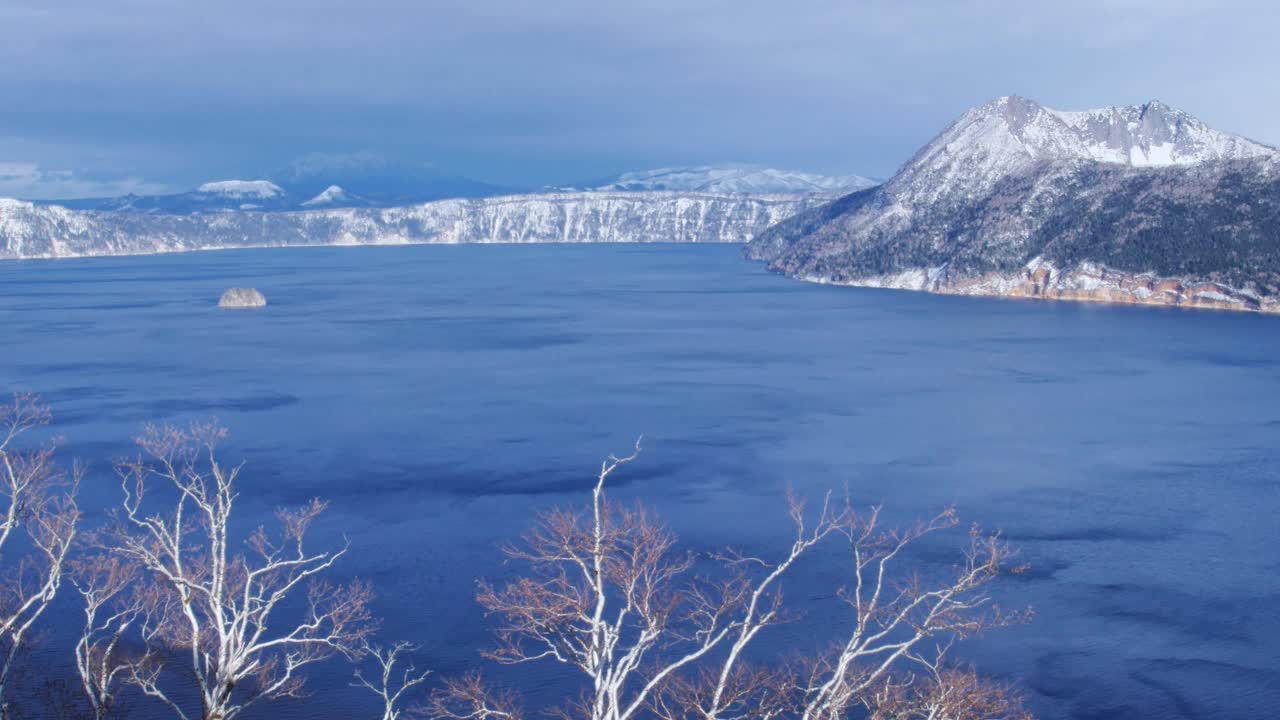 湖Mashu北海道,日本视频下载