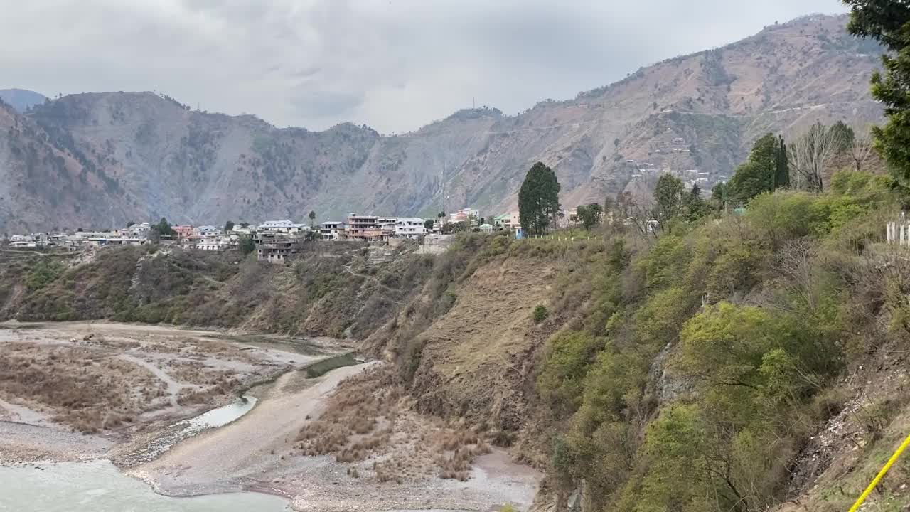 小镇在山视频素材