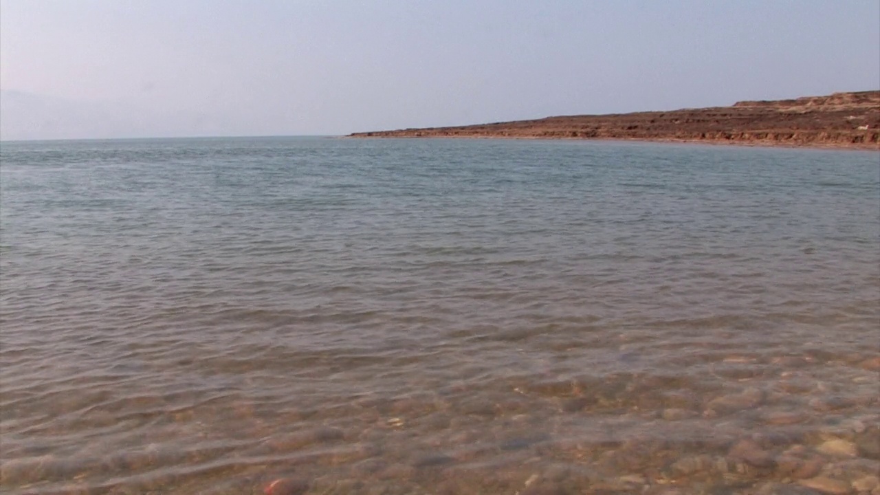 死海海滩视频素材