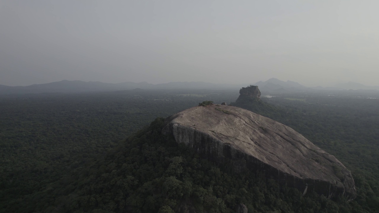 斯里兰卡Sigiriya Aerials狮头视频素材