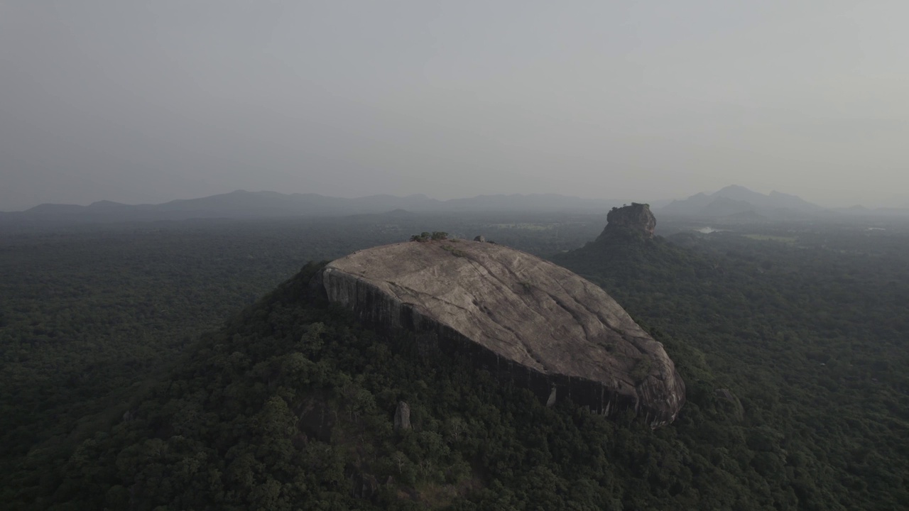 斯里兰卡Sigiriya Aerials狮头视频素材