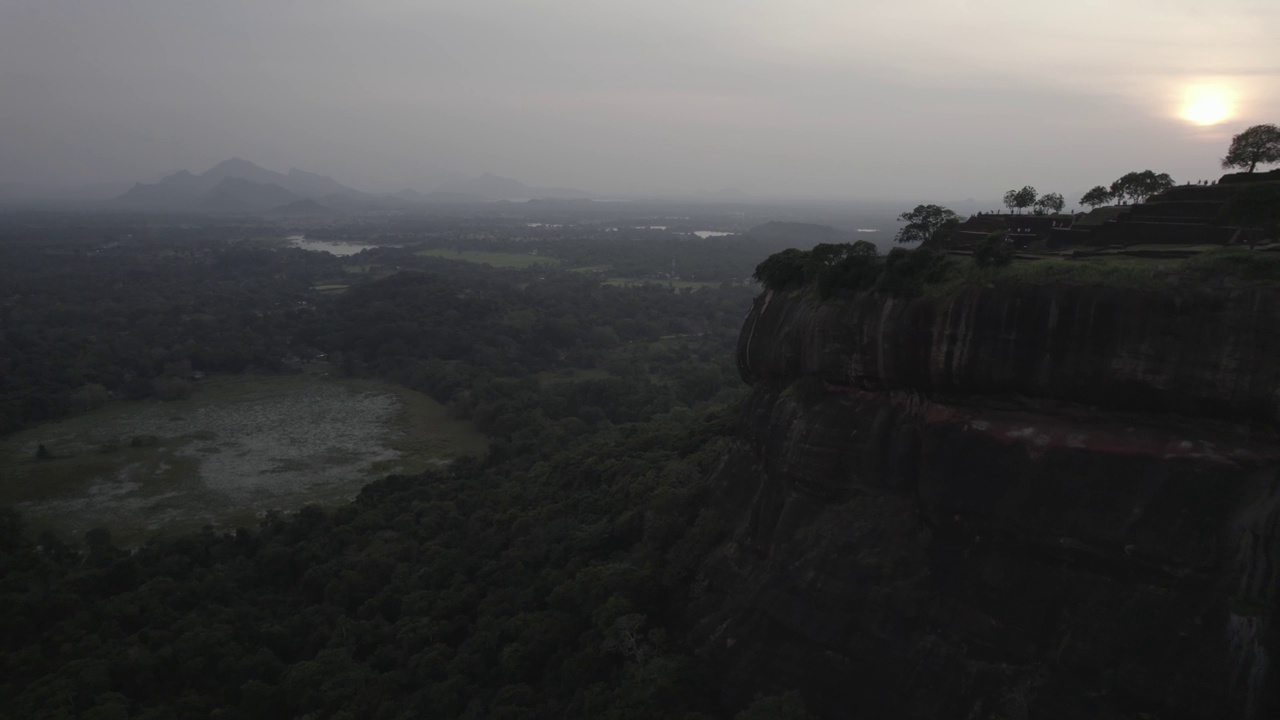 斯里兰卡Sigiriya Aerials狮头视频素材