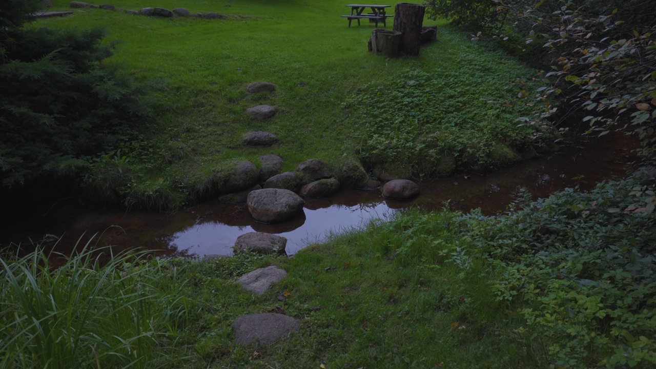 秋天的田园小屋视频素材