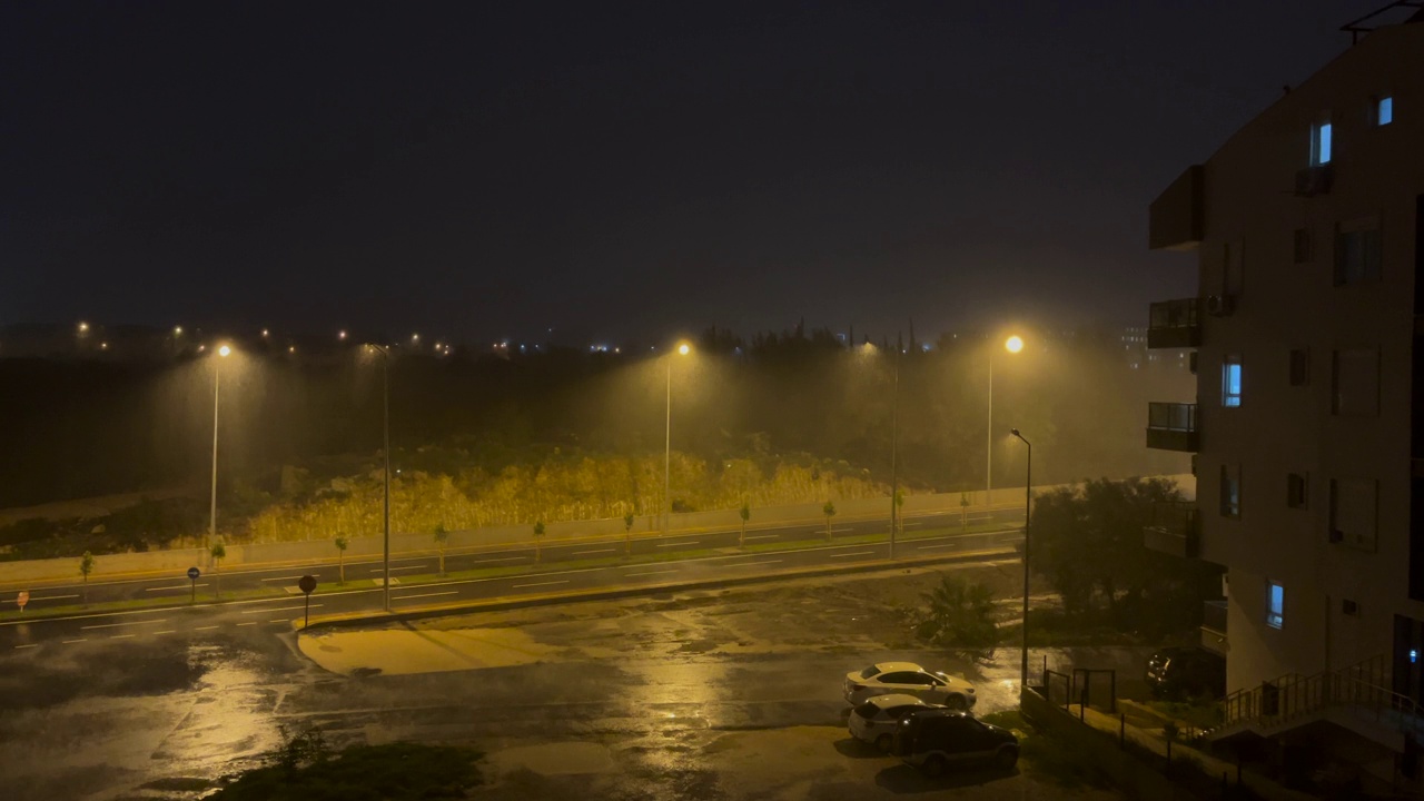 风暴和大雨视频素材