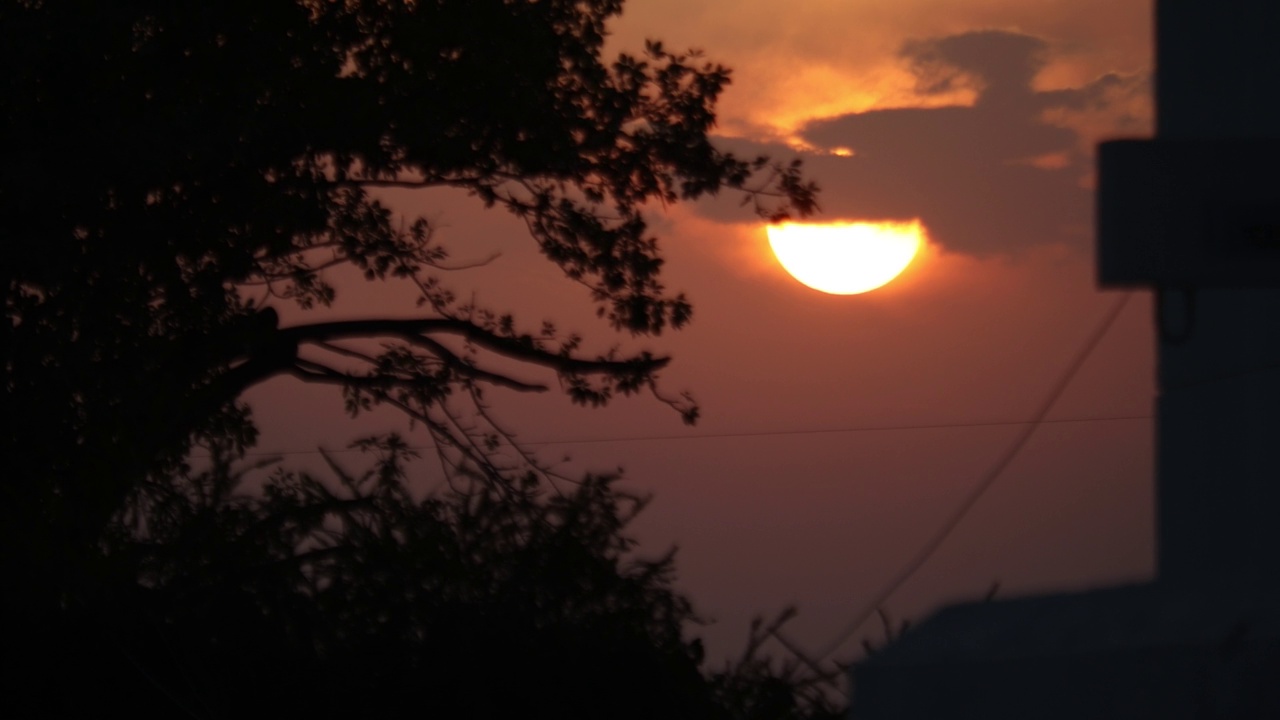 夕阳视频素材