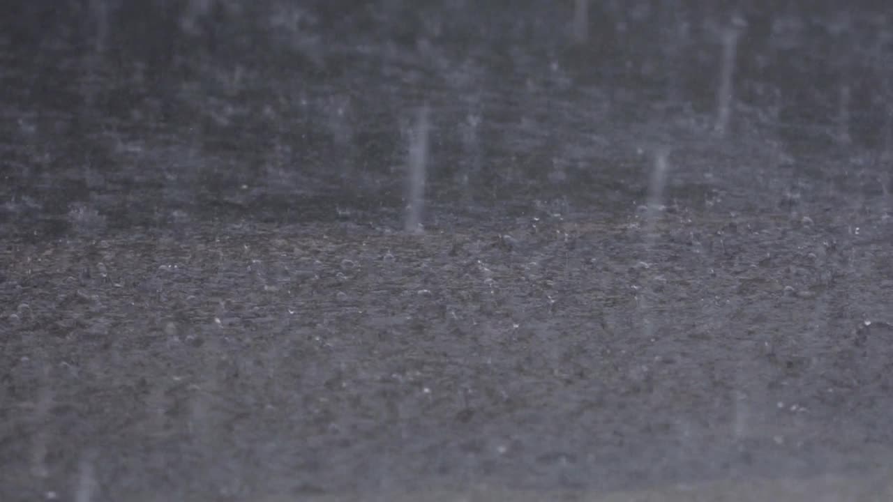 下雨了视频素材