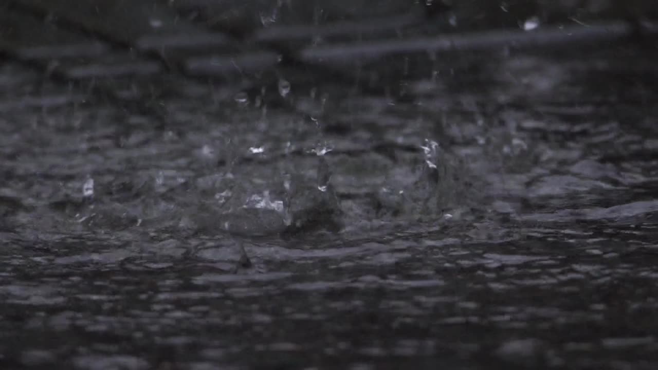 下雨了视频素材