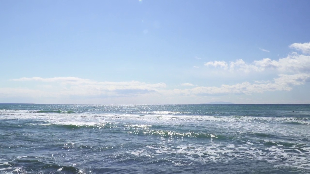 海平面和海浪视频素材