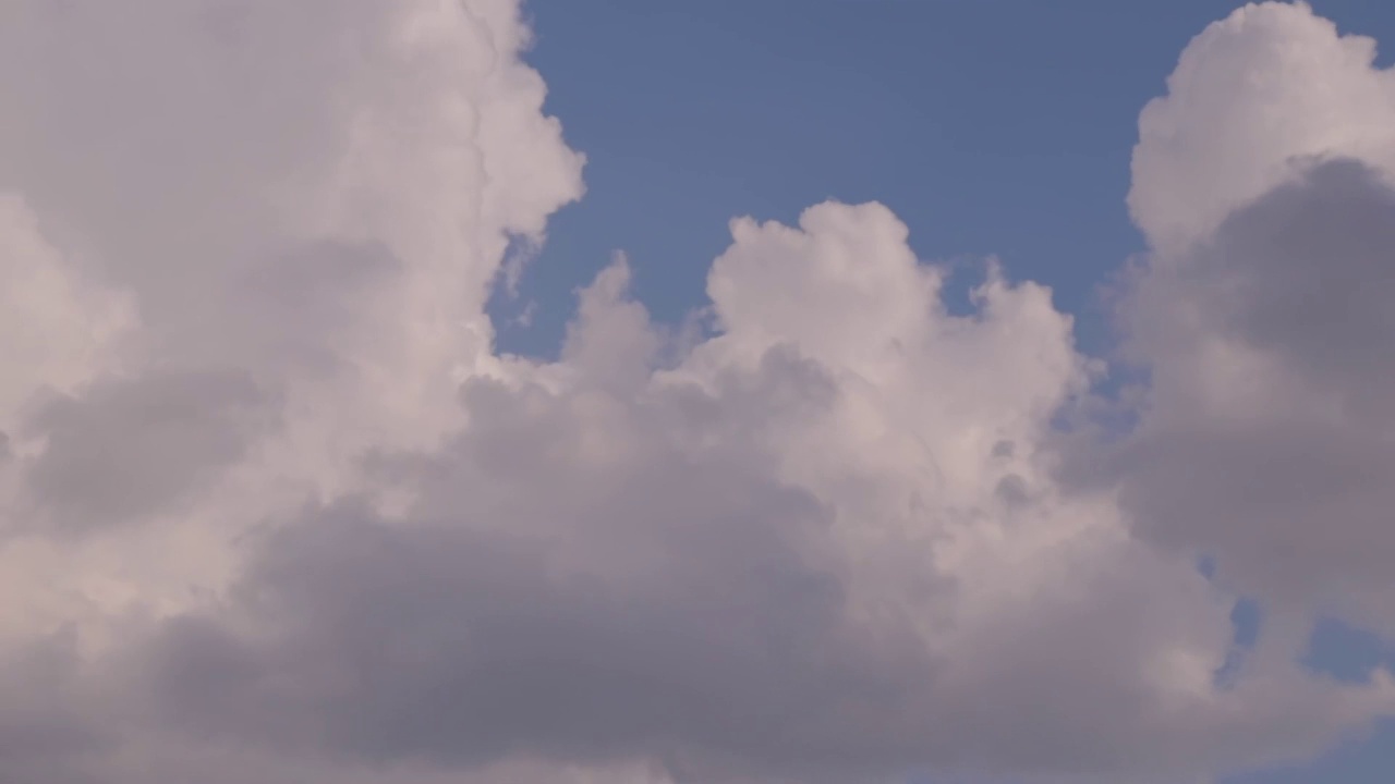 天空云朵背景的时间推移视频素材