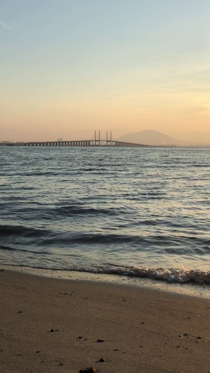 平静的水纹理视频视频素材