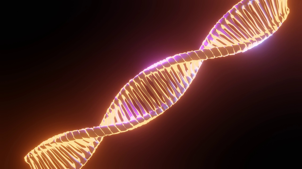 DNA 3D渲染科学或医学动画视频素材