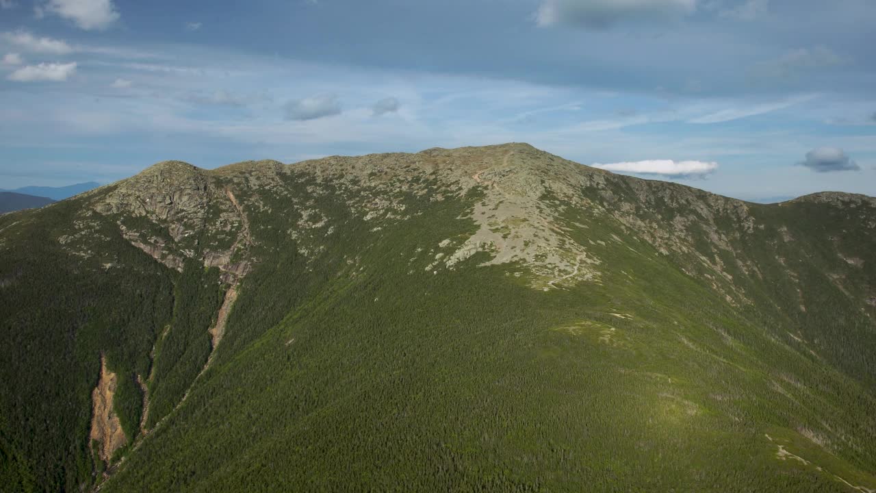 拉斐特山和格林利夫小道视频素材