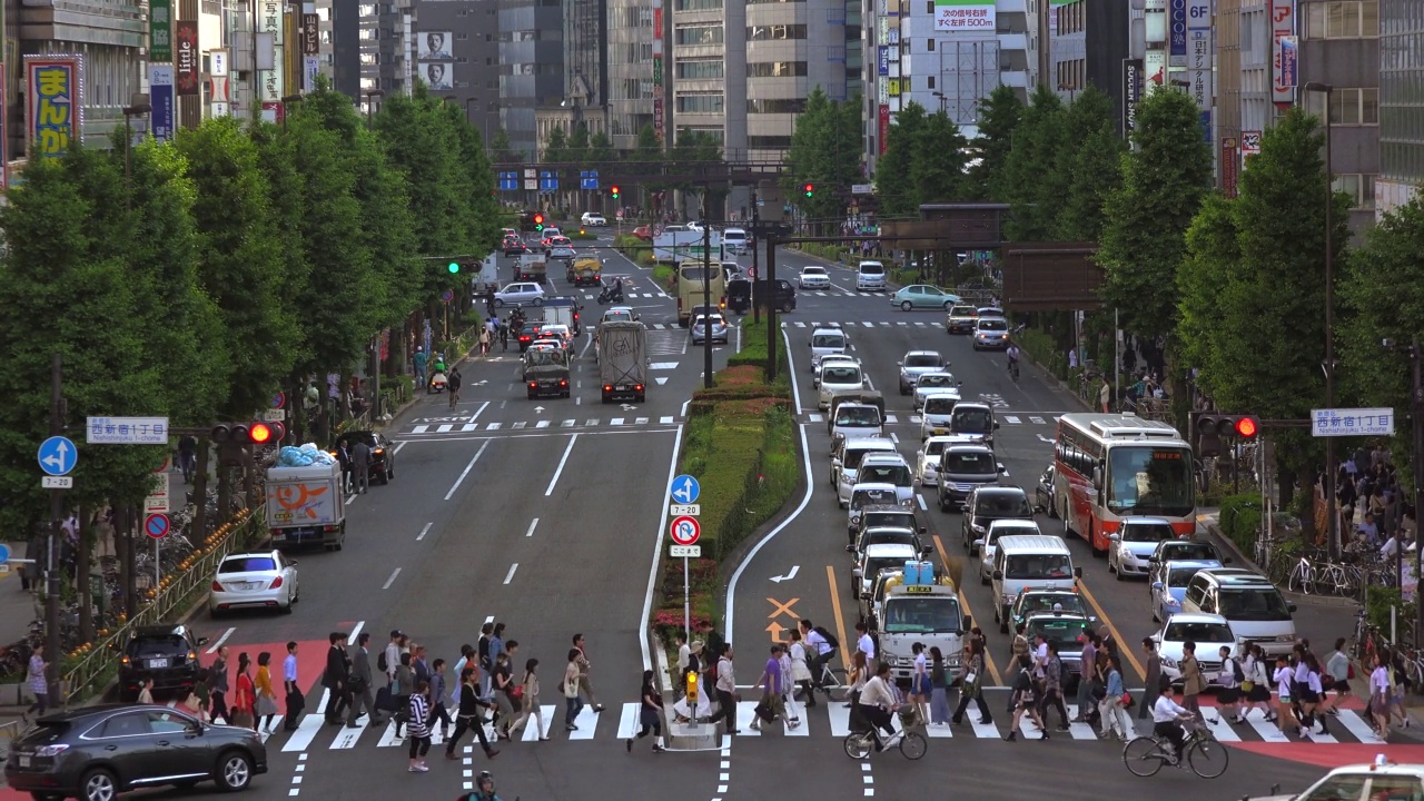 东京街视频素材