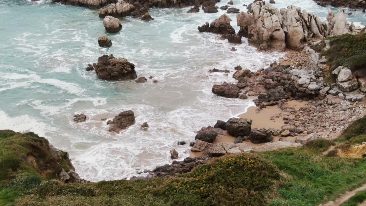 从上面的海滩视频素材