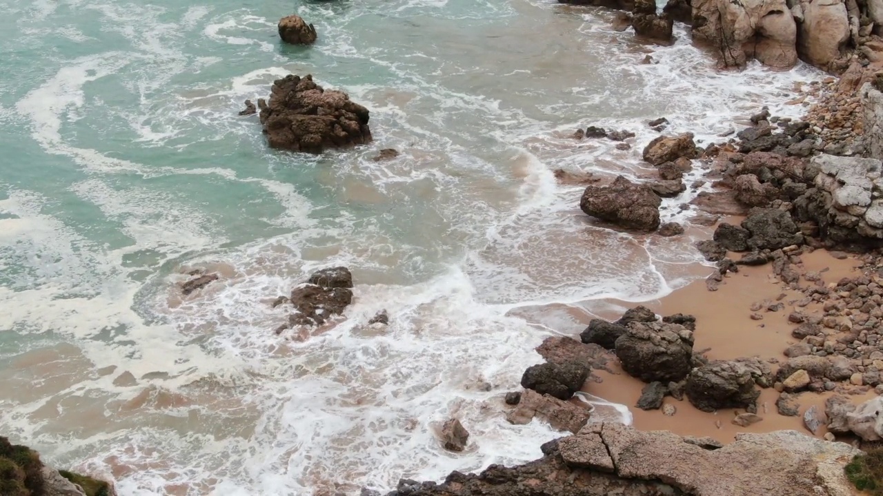 从上面的海滩视频素材