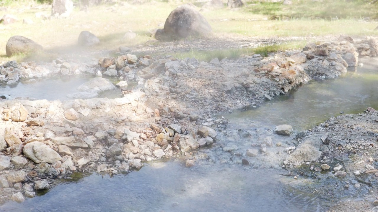 矿物温泉视频素材