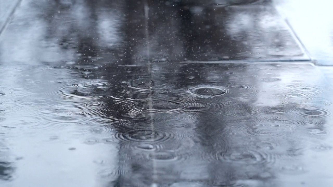 雨滴视频素材