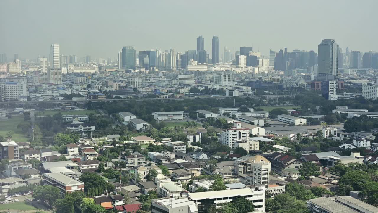 阿里-泰国曼谷沙番葵的日出时间视频素材