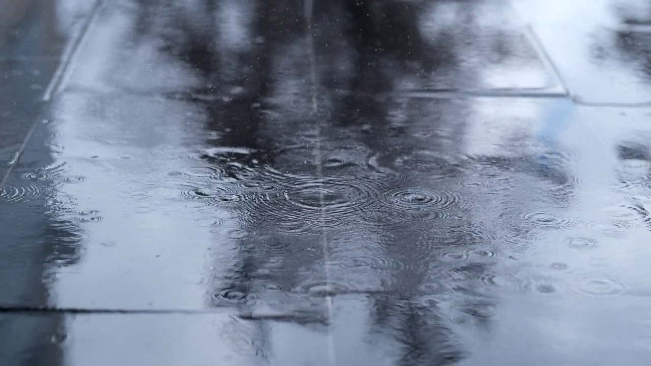 雨滴视频素材