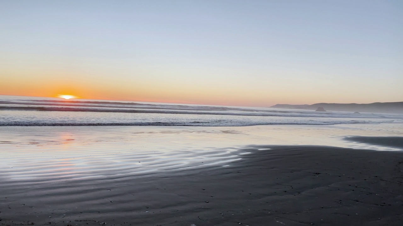 加州太平洋海岸线视频素材