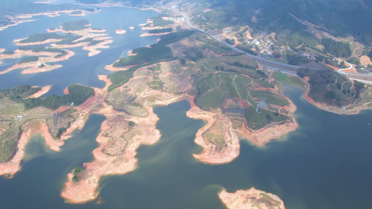 岛屿水库视频素材