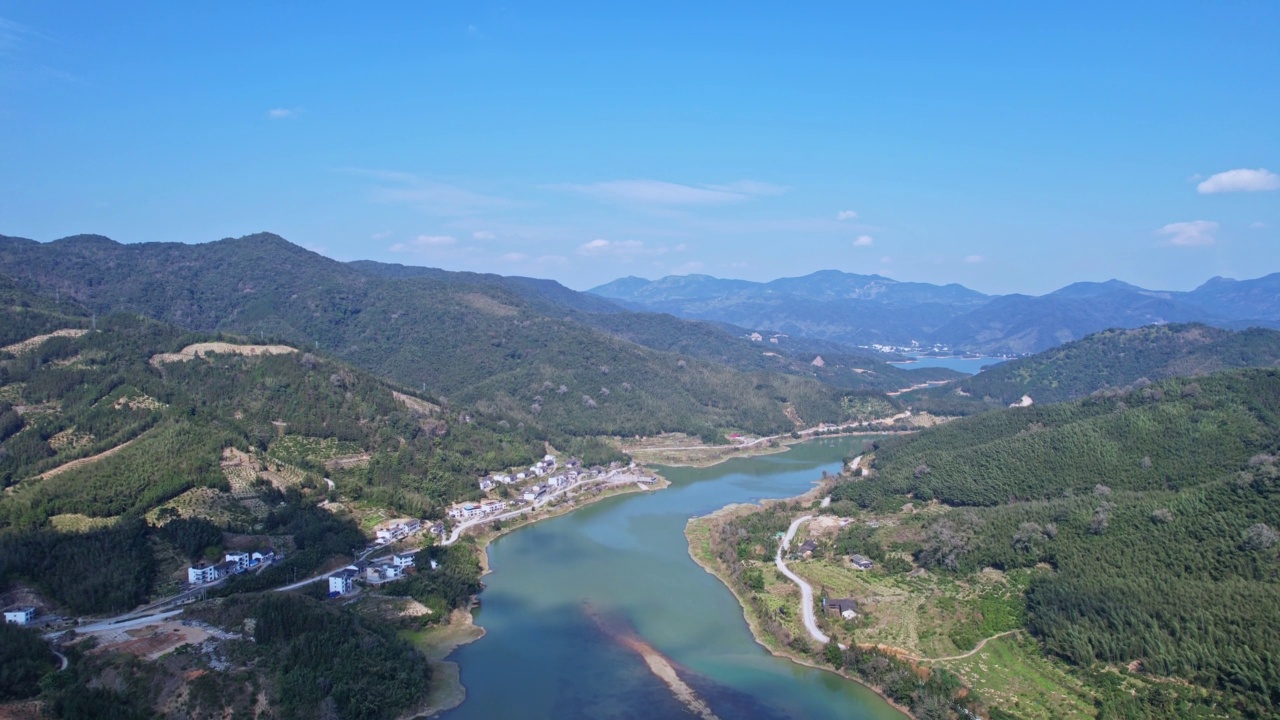 河流山谷视频素材