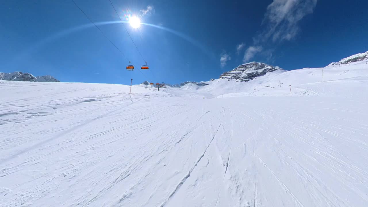 滑雪视频素材