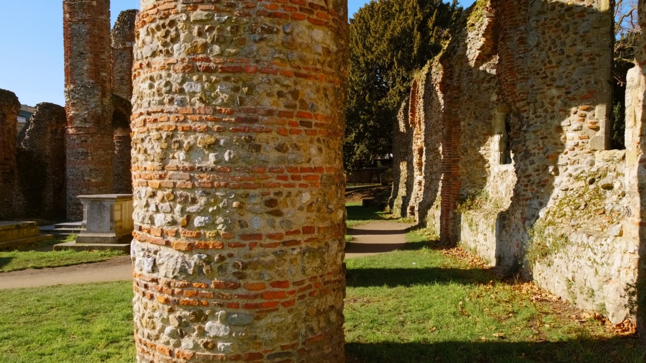 圣博特道夫修道院，英国埃塞克斯郡视频素材