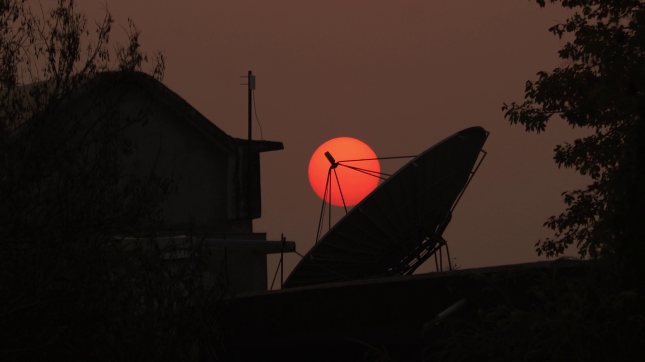 夕阳视频素材