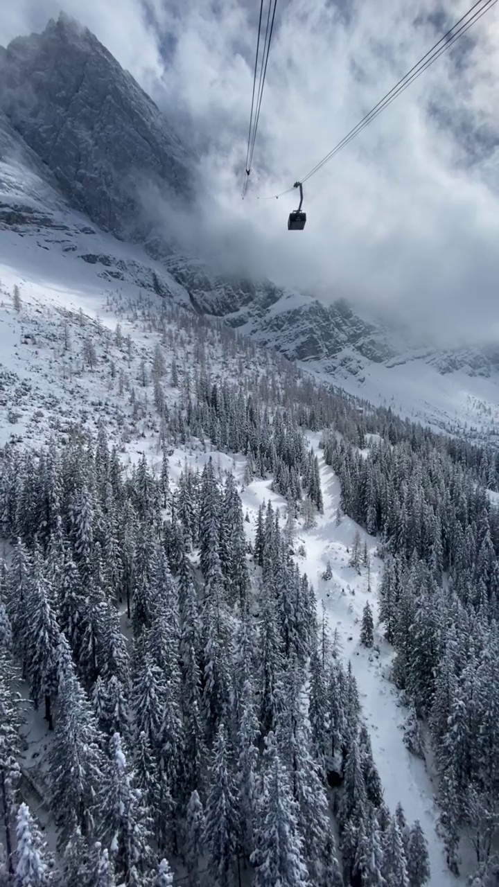 Zugspitze缆车视频素材