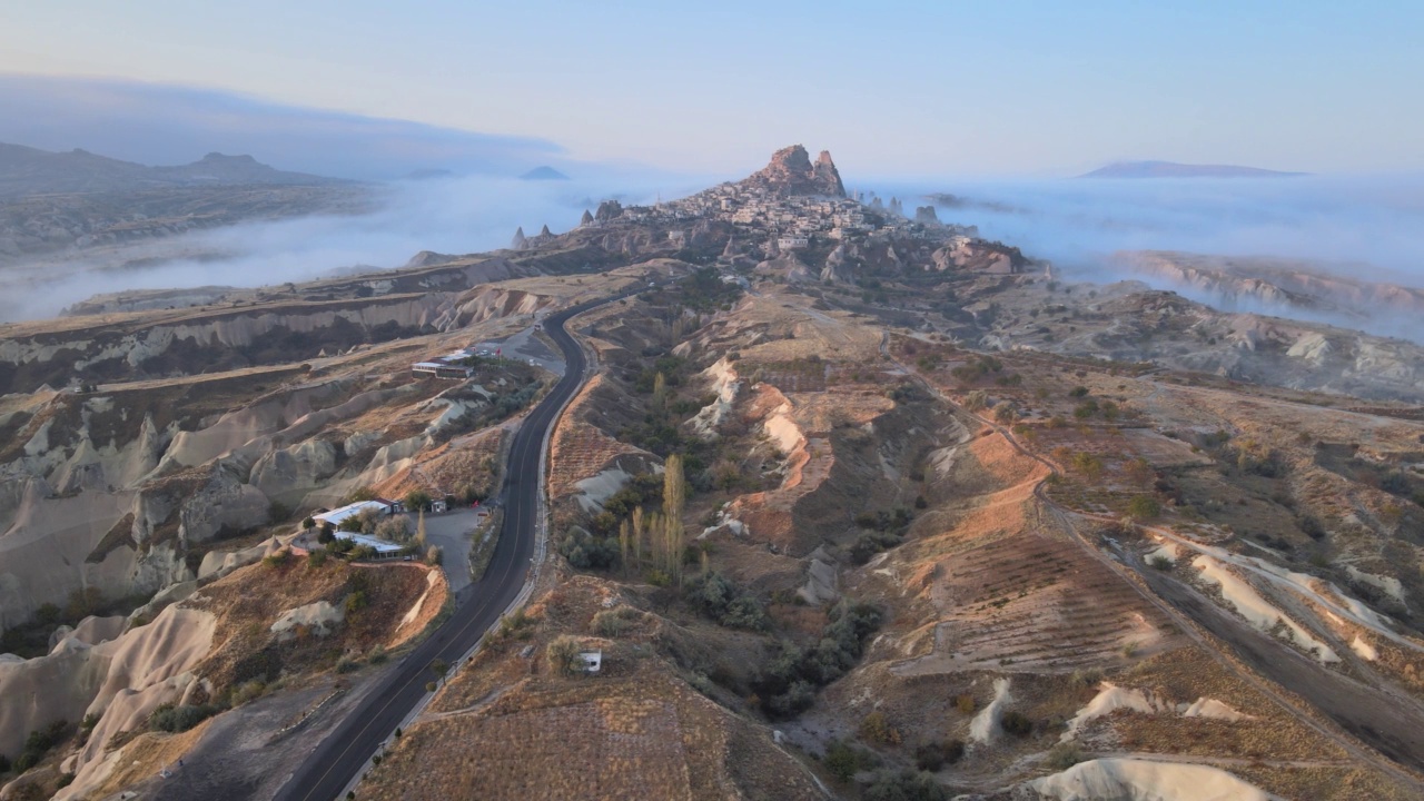 Nevsehir - Goreme国家公园，土耳其，鸟瞰图视频素材