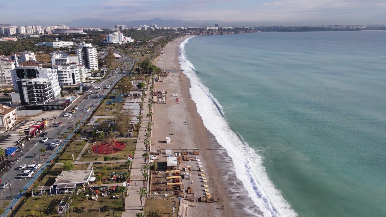 土耳其地中海沿岸景观视频素材