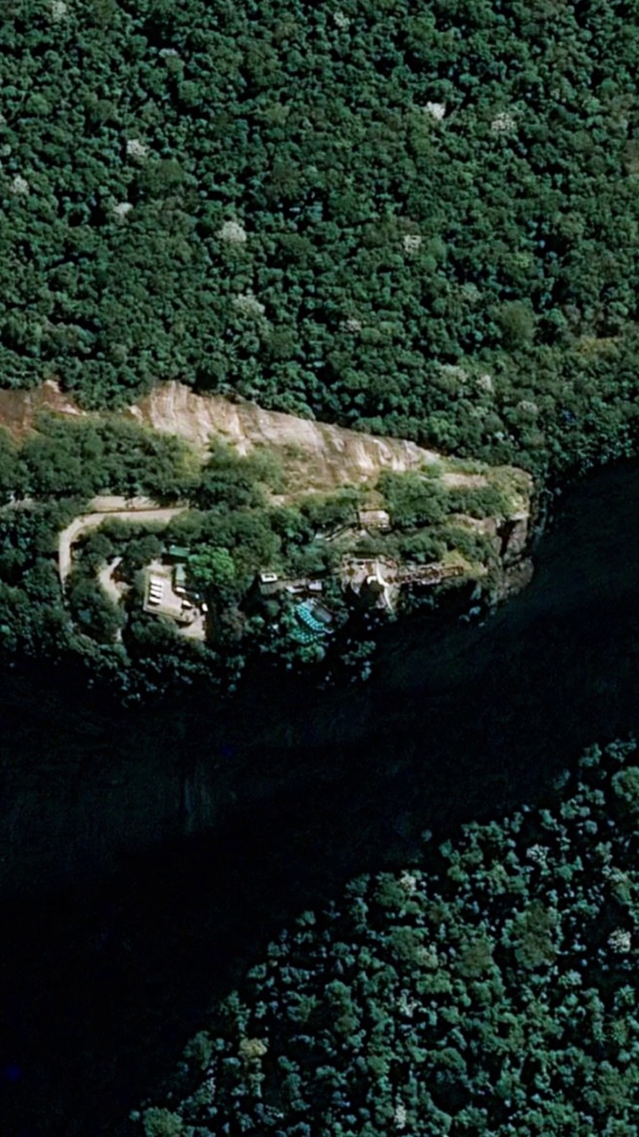 垂直缩放从地球到里约热内卢de Janeiro City巴西快速旅行在4K分辨率循环准备文件视频素材