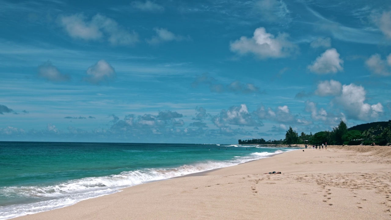 Ehukai海滩- Banzai Pipeline -夏威夷瓦胡岛视频素材