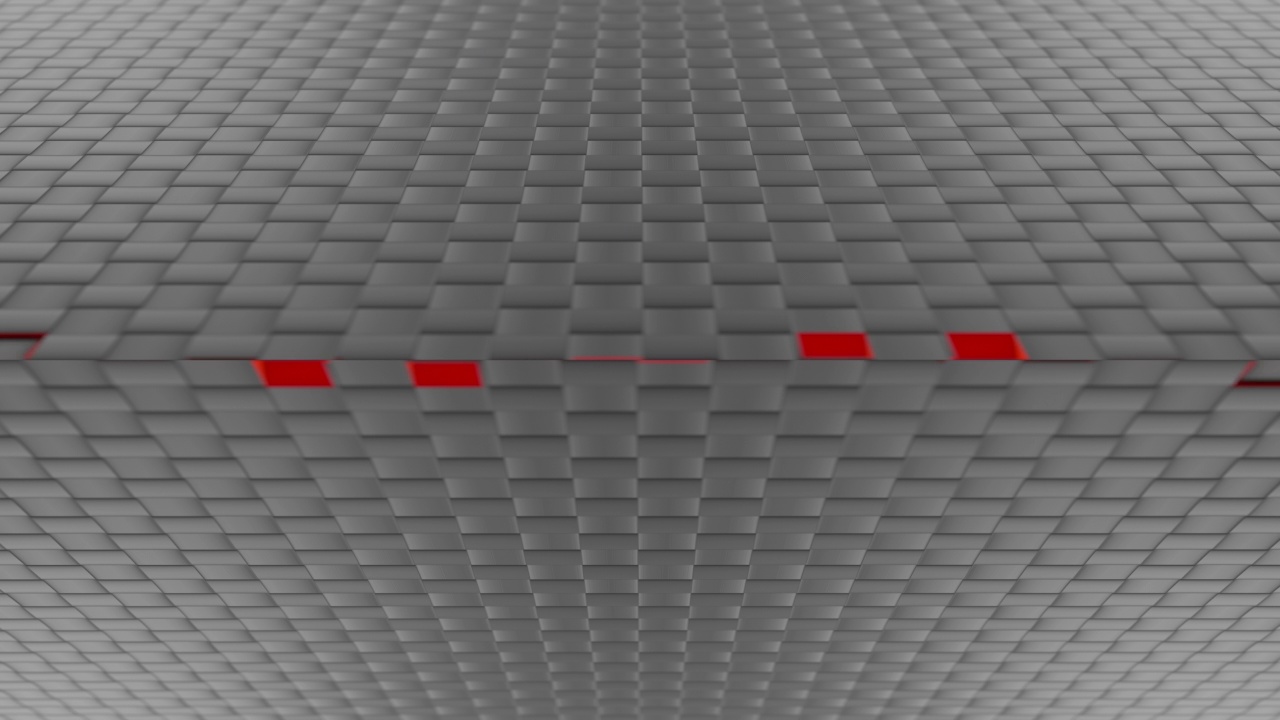 纳米技术与立方粒子百叶窗视频素材