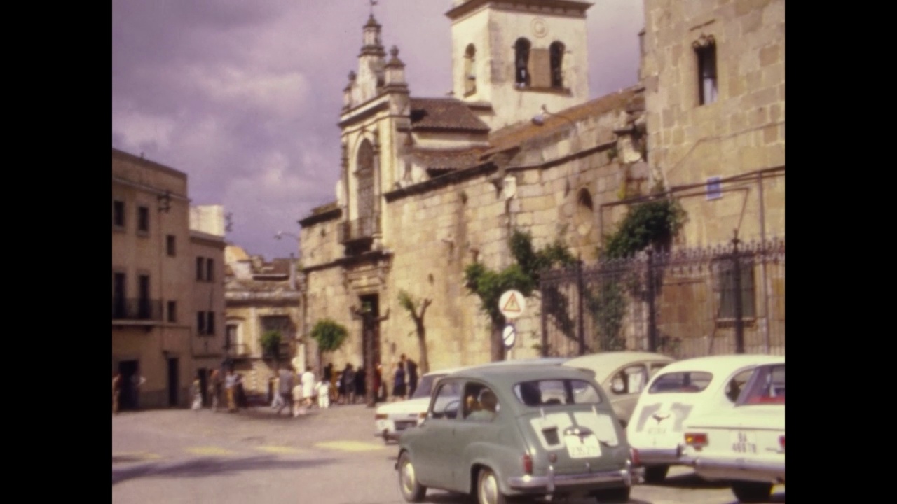 1970年的葡萄牙，70年代的阿连特霍街景视频素材