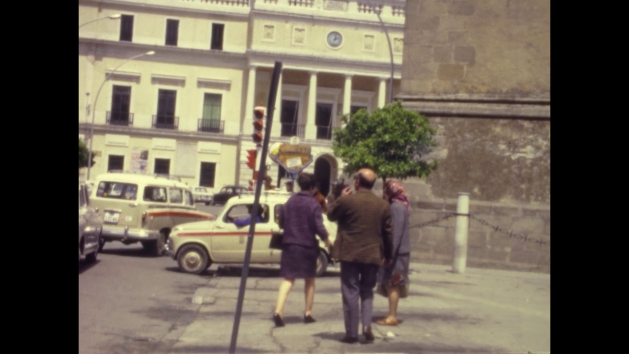 1970年的葡萄牙，70年代的阿连特霍街景视频素材