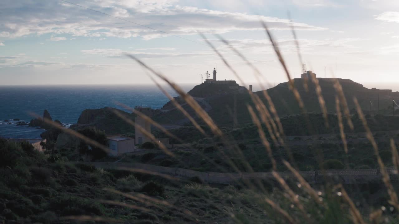 卡波德加塔风景:安达卢西亚的暑假视频素材