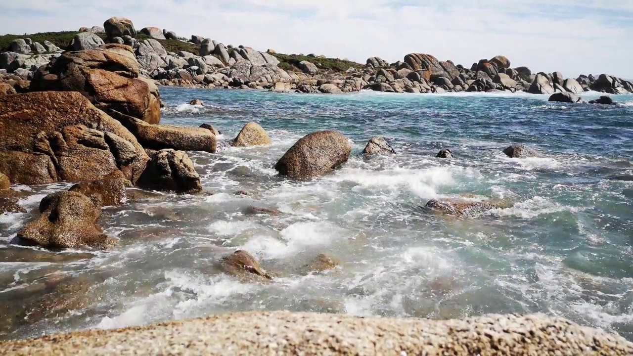 沙滩和海浪视频素材