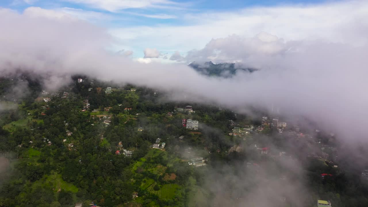 山中的艾拉城。斯里兰卡视频素材