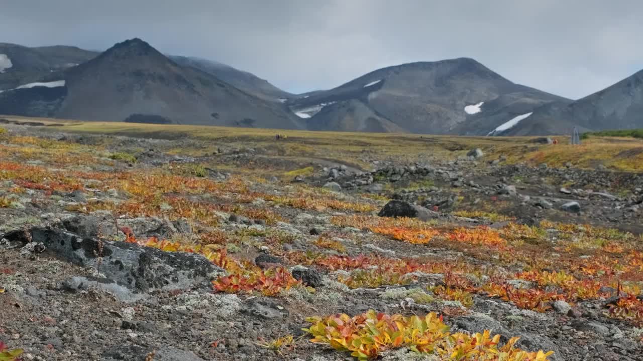 堪察加半岛的荒野地形视频素材