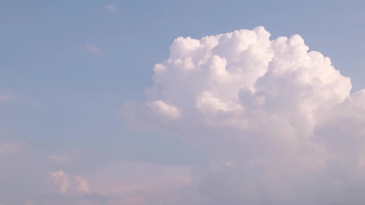 天空云层间隔拍摄视频素材