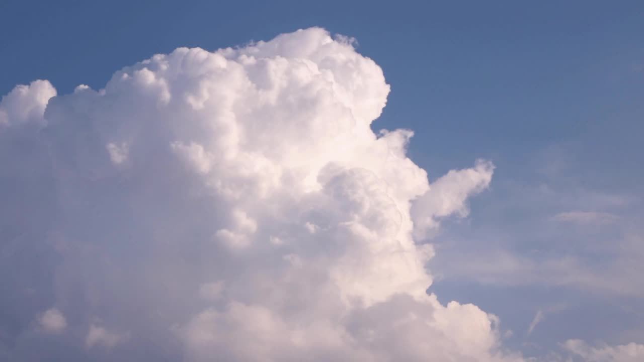 天空云层间隔拍摄视频素材