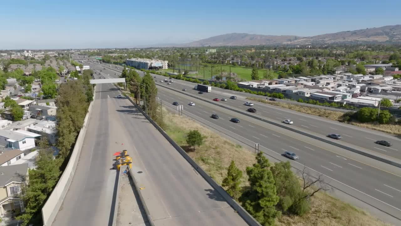 圣何塞的公路十字路口视频素材