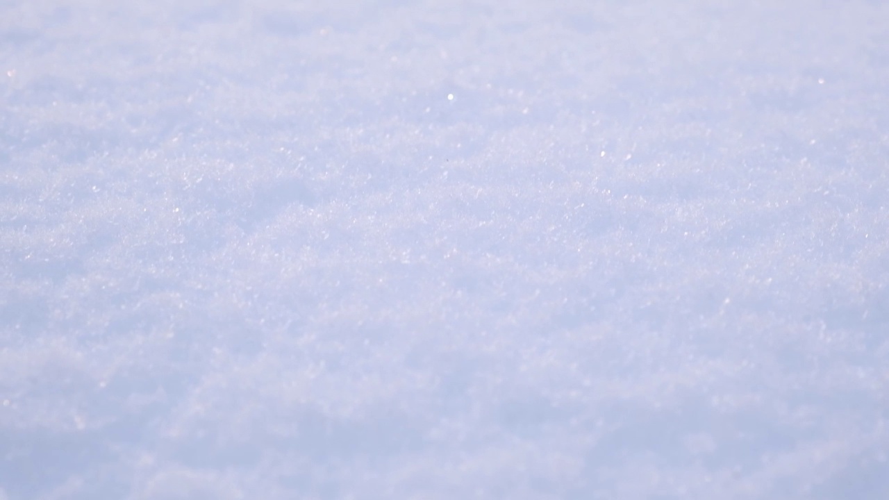 冬天的雪。雪的纹理俯视图雪。结构设计。雪白纹理。雪花。视频素材