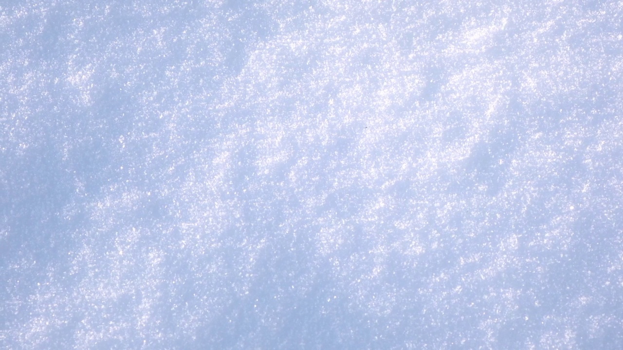 冬天的雪。雪的纹理俯视图雪。结构设计。雪白纹理。雪花。视频素材