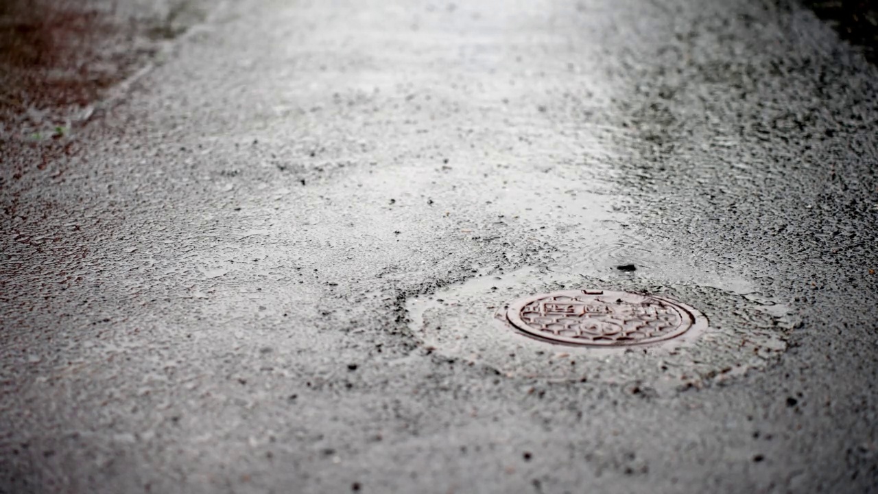 雨井的视图视频素材