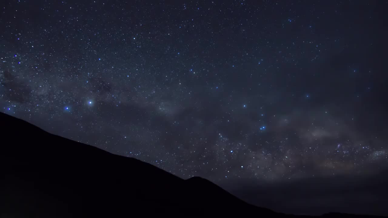 智利Torres del Paine国家公园的星空视频素材