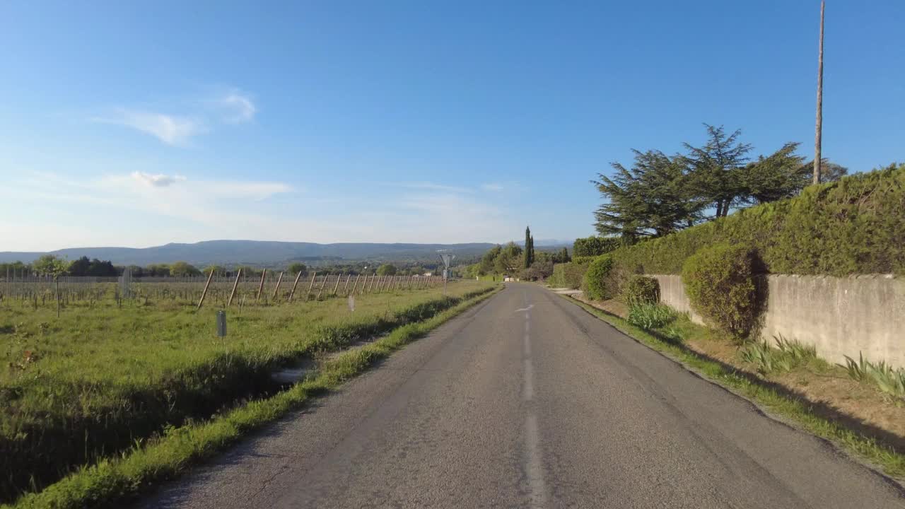 乡村道路的全景视频素材